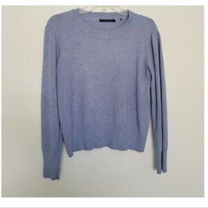 Cyrus Crew Neck Puff Sleeve Sky Blue Sweater S/M